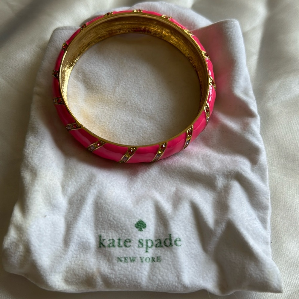 Kate Spade Enamel bangle bracelet
